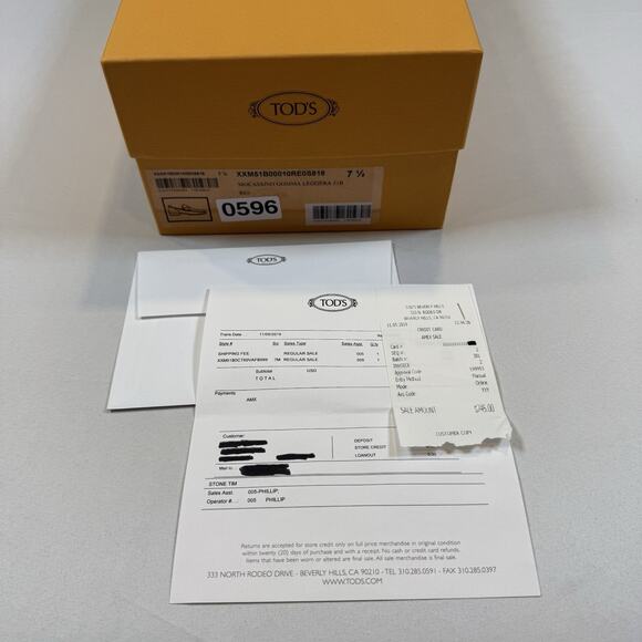 Tod’s MOCASSINO GOMMA LEGGERA Loafer Size 7.5UK/9US New Receipt & Box MSRP $745 main image 4
